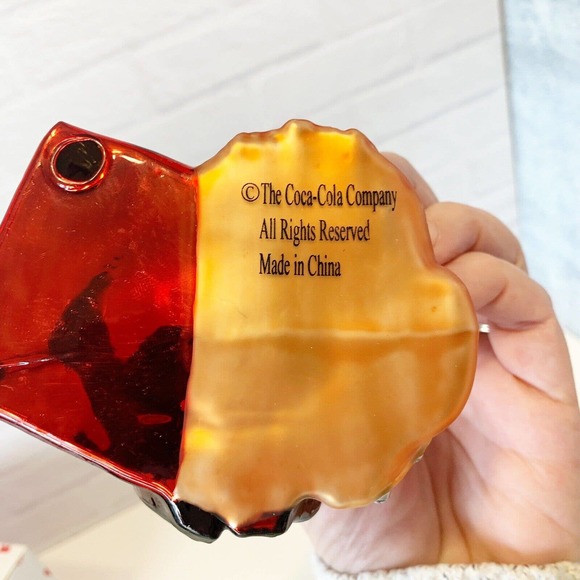 Coca Cola Glass Santa Christmas Ornament 1941 THIRST ASKS FOR NOTHING MORE 2001 - Picture 4 of 8